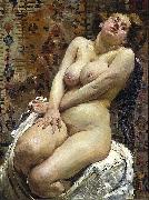 Lovis Corinth Nana, Female Nude Spain oil painting artist